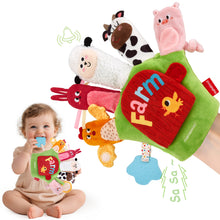 Load image into Gallery viewer, Montessori Farm Animal Hand Puppets
