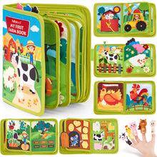 Load image into Gallery viewer, Montessori Farm Busy Book for Toddlers 1-3
