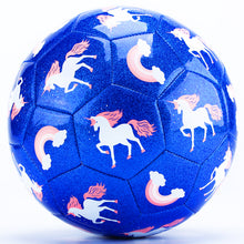 Load image into Gallery viewer, Soccer Ball Size 3 Glitter Effect with Pump
