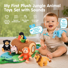 Cargar imagen en el visor de la Galería, My First Plush Jungle Friend Set

