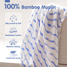 Load image into Gallery viewer, Muslin Swaddle Blankets Bamboo - 4 Types
