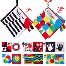 Load image into Gallery viewer, Visual Stimulation Black and White Baby Books
