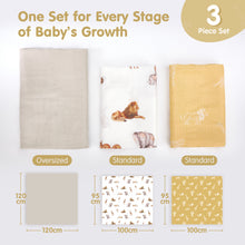 Load image into Gallery viewer, Muslin Swaddle Blankets Bamboo - 4 Types
