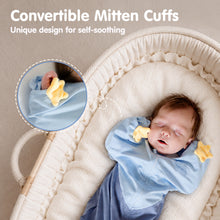 Load image into Gallery viewer, HEART-SHAPED ARMS-UP SLEEP SACK (BLUE)
