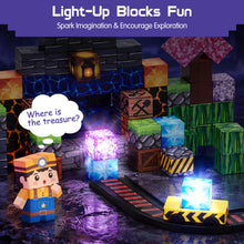 Load image into Gallery viewer, CRYSTAL MINE ADVENTURE MAGNETIC BLOCKS 108PCS

