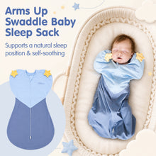 Load image into Gallery viewer, HEART-SHAPED ARMS-UP SLEEP SACK (BLUE)
