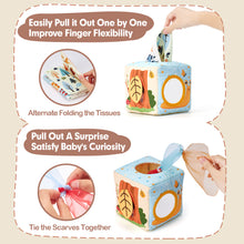 Charger l'image dans la visionneuse de la galerie, Montessori Baby Tissue Box Toy 6-12 Months
