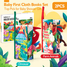 Cargar imagen en el visor de la Galería, 2 PCS Soft Baby Books 0-6 Months
