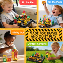 Load image into Gallery viewer, 42PCS MAGNETIC TILES CONSTRUCTION SET
