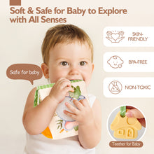 Charger l'image dans la visionneuse de la galerie, Baby Books 0-6 Months Tummy Time Sensory Toy
