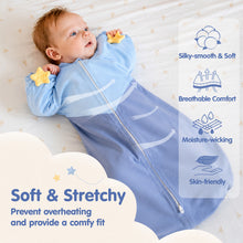 Load image into Gallery viewer, HEART-SHAPED ARMS-UP SLEEP SACK (BLUE)
