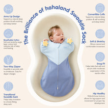 Load image into Gallery viewer, HEART-SHAPED ARMS-UP SLEEP SACK (BLUE)
