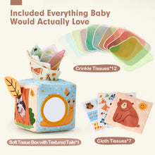 Charger l'image dans la visionneuse de la galerie, Montessori Baby Tissue Box Toy 6-12 Months
