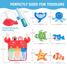 Load image into Gallery viewer, hahaland Soft Fishing Bath Toys
