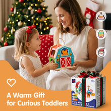 Load image into Gallery viewer, Farm Matching &amp; Stacking Barn Playset
