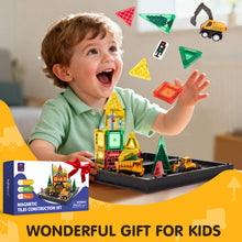 Load image into Gallery viewer, 42PCS MAGNETIC TILES CONSTRUCTION SET
