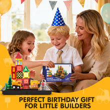 Load image into Gallery viewer, 42PCS MAGNETIC TILES CONSTRUCTION SET
