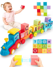Laden Sie das Bild in den Galerie-Viewer, Large Magnetic Blocks Train Set
