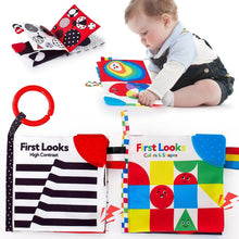 Load image into Gallery viewer, Visual Stimulation Black and White Baby Books
