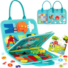 Laden Sie das Bild in den Galerie-Viewer, Toddler Busy Board Farm Animal Theme
