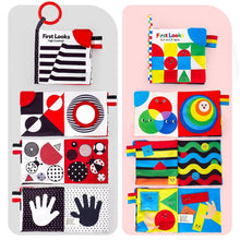 Load image into Gallery viewer, Visual Stimulation Black and White Baby Books
