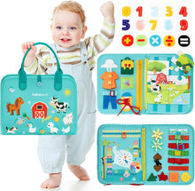 Laden Sie das Bild in den Galerie-Viewer, Toddler Busy Board Farm Animal Theme
