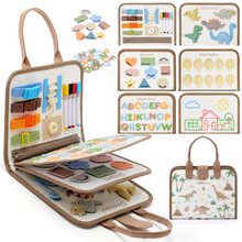 Load image into Gallery viewer, Montessori Busy Board for Toddlers 2-4
