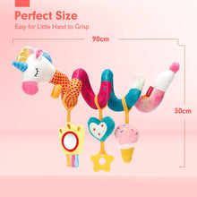 Load image into Gallery viewer, Unicorns Stroller Car Seat Toys for 0-6 Months
