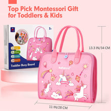 Load image into Gallery viewer, Busy Board Toddlers Travel Toys-Pink
