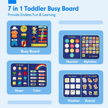 Charger l'image dans la visionneuse de la galerie, Toddler Busy Board for 1 2 3 Year Old - Dinosaur
