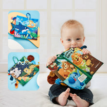 Load image into Gallery viewer, Baby First Cloth Books Jungly Tails &amp; Marine Life

